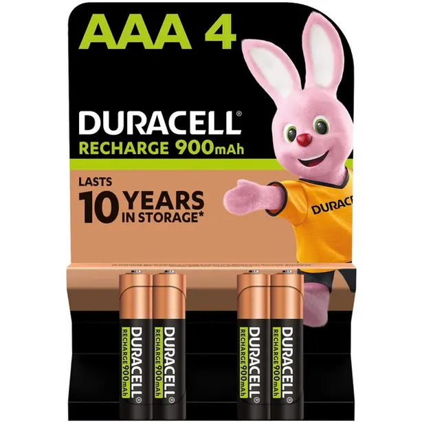 Акумулятори Duracell LR03/ААА 900 mAh 4 шт/уп. (203822)