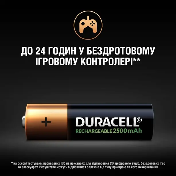 Акумулятори Duracell LR06/АА 2500ма 4 шт/уп. (LR06900). Фото 8