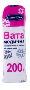 Вата медична ТМ "Білосніжка 200г (30059)