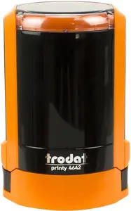 Оснастка для круглої печатки Trodat 4642 діаметр 42 мм. помаранчева (4642 помаранч). Фото 3