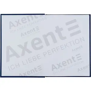 Зошит офісний Axent А5 96 арк. UA Єдина клітинка тверда палітурка синя (8421-08-А). Фото 3