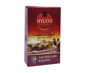 Чай Hyleys чорний середньолистковий Англійський Фаворит 100 г (HY003403)