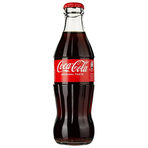 Напій газований Cocа-Cola скло пляшка 0,25 л (222691)