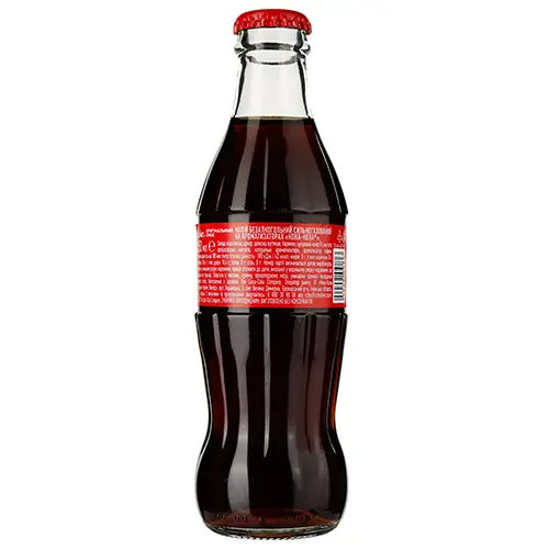 Напій газований Cocа-Cola скло пляшка 0,25 л (222691). Фото 2