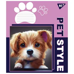 Зошит шкільний YES Pet Style А5 12 арк лінійка м'яка політурка (766292). Фото 3