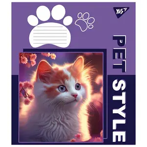 Зошит шкільний YES Pet Style А5 12 арк лінійка м'яка політурка (766292). Фото 4