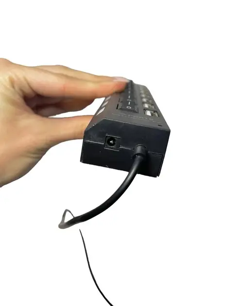 Продовжувач USB 2.0 HUB 7 портів + підсвітка (002632). Фото 7
