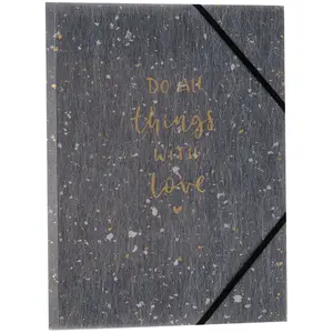 Папка на гумках А4+ Shade Gray (1509-13)