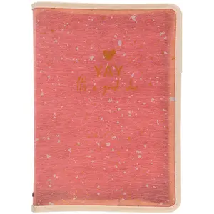 Папка об'ємна на блискавці А5+Shade Coral (1805-14-A) 