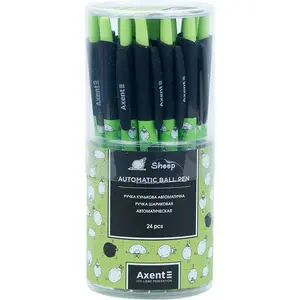 Ручка кулькова автоматична Axent Sheep синя (AB1090-20-A) . Фото 2