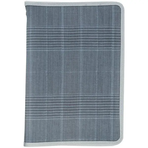 Папка об'ємна на блискавці, А4+, Tartan Olive (1804-20-А)