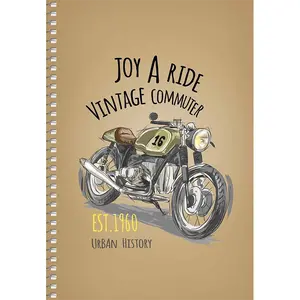 Зошит для записів, спiраль, А5/96арк., у клітинку, кремовий блок, 70г/м2, крафт, ВД-лак, Student (A5-SC-096-6102K). Фото 9