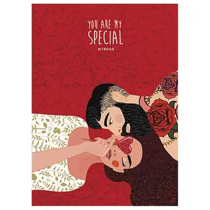 Зошит загальний "TwinBook", скоба, комплект 2хА5/40арк., у лінію/без лініювання, кремовий блок, 70г/м2, картон, ВД-лак, Student (A5-2x040-583). Фото 2
