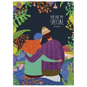 Зошит загальний "TwinBook", скоба, комплект 2хА5/40арк., у лінію/без лініювання, кремовий блок, 70г/м2, картон, ВД-лак, Student (A5-2x040-583). Фото 4
