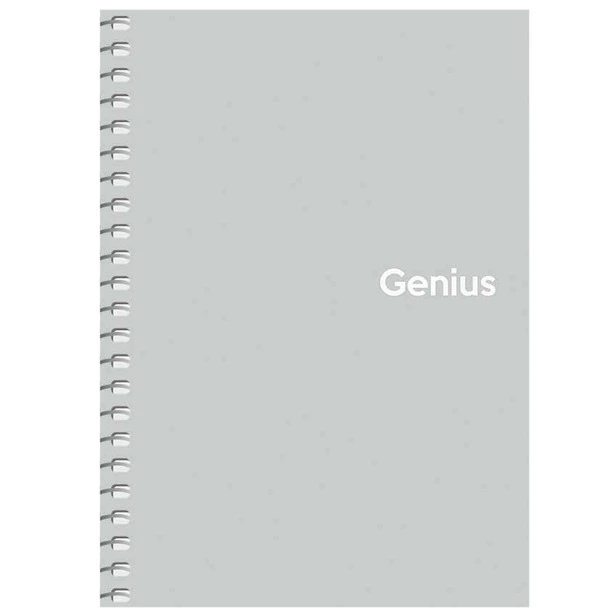 Блокнот Школярик Genius А6 80 арк. клітинка пластикова політурка бокова спіраль асорті (E20319-98). Фото 5