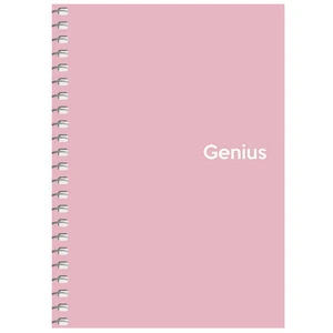Блокнот Школярик Genius А6 80 арк. клітинка пластикова політурка бокова спіраль асорті (E20319-98). Фото 4