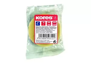 Скотч канцелярський Kores Transparent 12мм х 33м прозорий 38 мкм (K50312)