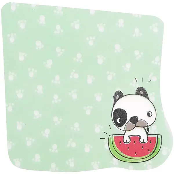 Стікер клейкий фігурний  Kite 70х70мм 50арк.Dog Watermelon (K21-298-4). Фото 2