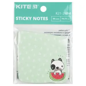 Стікер клейкий фігурний Kite 70х70мм 50арк.Dog Watermelon (K21-298-4)