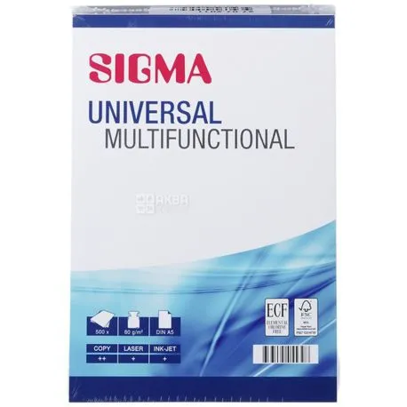 Папір   А4 90 г Sigma  (401439)