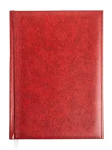 Щоденник недатований Buromax BASE Miradur А5 288 арк. бумвініл поролон червоний (BM.2008-05)