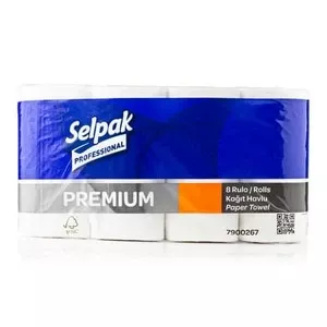 Рушники паперові Selpak Premium 3-х шарові 1 рул (8218)