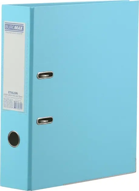 Папка-реєстратор Buromax Etalon блакитний A4 70 мм одностороння PP (BM.3015-14c)