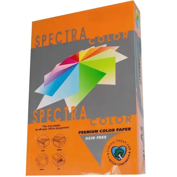 Папір кольоровий Spectra Color Saffron 240 А3 80г/м2 помаранчевий інтенсив 500 арк. (16.4434)