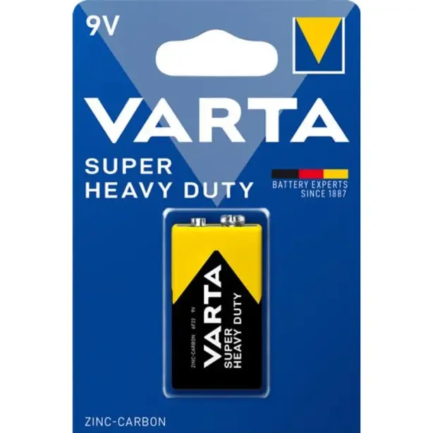 Батарейки крона Varta 6F22/9-volt Super Life алкалайн 1 шт/уп. (626656-1)