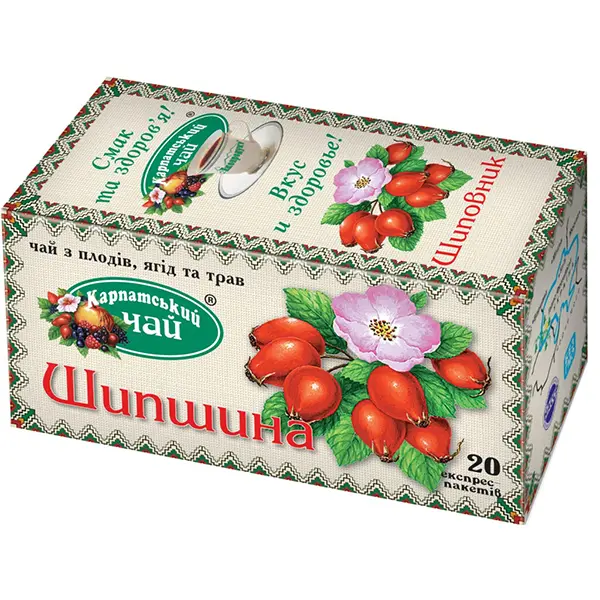 Чай в пакетиках Карпатський Шипшина 2г x 20 шт (210096)