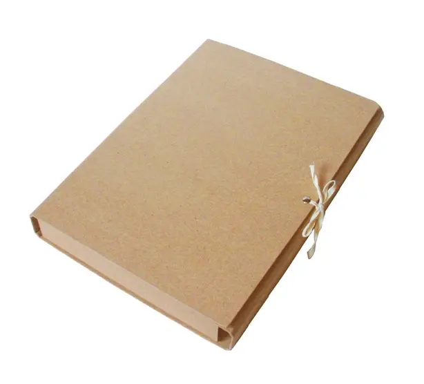Папка-короб архівна ТМ ITEM A4 на зав'язку 40мм крафт 320х240  (315Z/10)