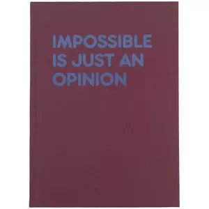 Зошит офісний Axent Impossible А5 96 арк. клітинка тверда палітурка бурдова (8458-1-A)