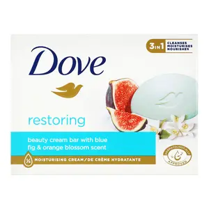 Мило тверде туалетне Інжир і пелюстки апельсину Dove 90 г у картонній упаковці (45022100)