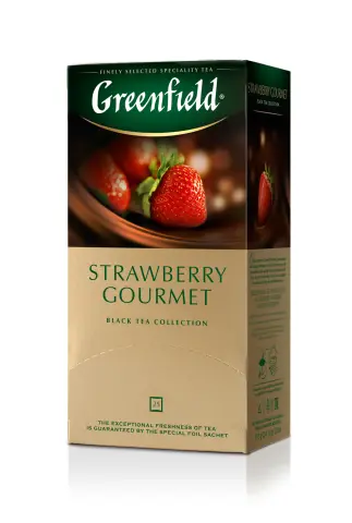 Чай в пакетиках  чорний Greenfield STRAWBERRY GOURMET1.5г х 20 шт (803944)