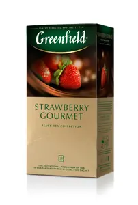 Чай в пакетиках  чорний Greenfield STRAWBERRY GOURMET1.5г х 20 шт (803944)