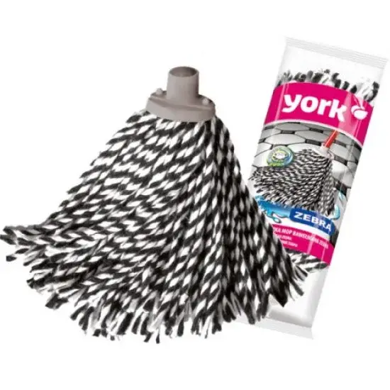 Запаска для швабри бавовняна Zebra York 160г  (73060)