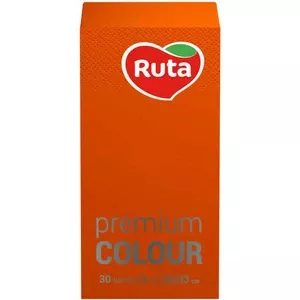 Серветки помаранчеві Ruta Premium Colour 30 шт/уп (748378)