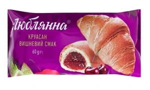 Круасан Любляна з вишневий начинкою 60г (335389)
