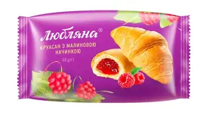 Круасан Любляна з малиновою начинкою 60г (335419)