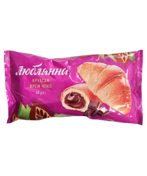 Круасан Любляна з Крем Чоко начинкою 60г (335433)