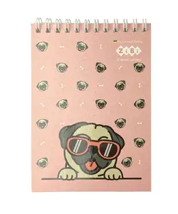 Блокнот на пружині зверху PUPPIES А6 40 арк карт обкл KIDS Line (ZB.12140). Фото 5