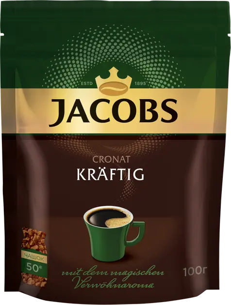 Кава розчинна Jacobs Monarch Cronat Crafting 100г (683057)
