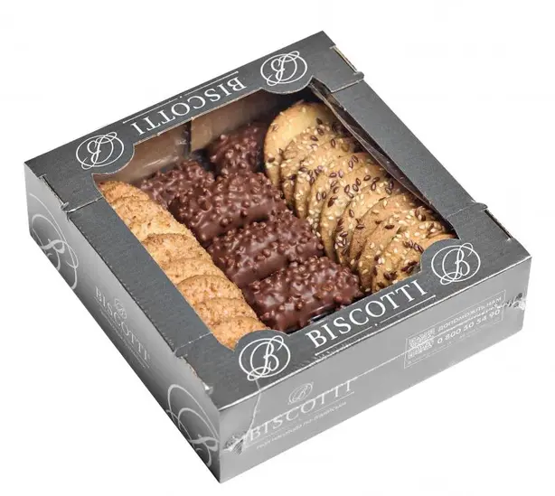 Печиво здобне Biscotti "Деліціо Мікс" 450 г (814114)