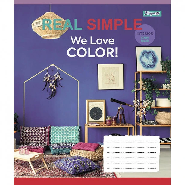 Зошит шкільний 1 Вересня We love color  А5 48 арк. клітинка м'яка політурка (766713). Фото 5