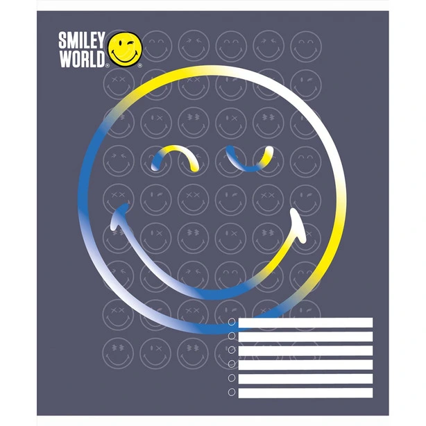 Зошит шкільний YES Smile world  А5 24 арк. клітинка м'яка політурка (766377). Фото 3
