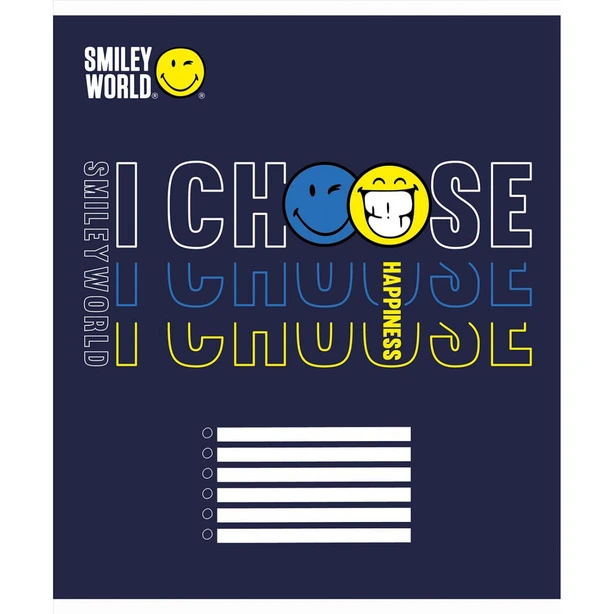 Зошит шкільний YES Smile world  А5 24 арк. клітинка м'яка політурка (766377). Фото 4