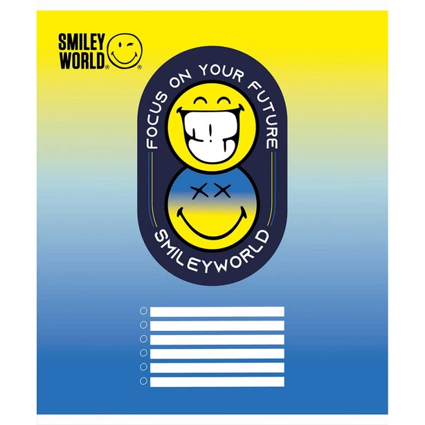Зошит шкільний YES Smile world  А5 24 арк. клітинка м'яка політурка (766377). Фото 5