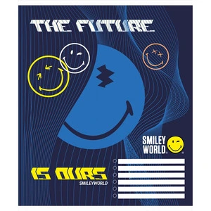 Зошит шкільний YES Smile world  А5 24 арк. клітинка м'яка політурка (766377)