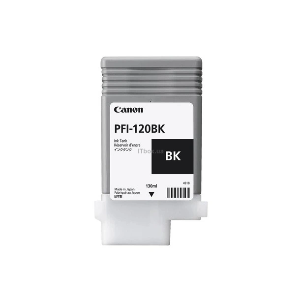 Катридж Canon PFI-120Bk Black 130 мл (2885С001АА)