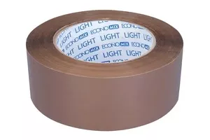 Скотч пакувальний Economix light 45мм х 200ярд коричневий (E47818)